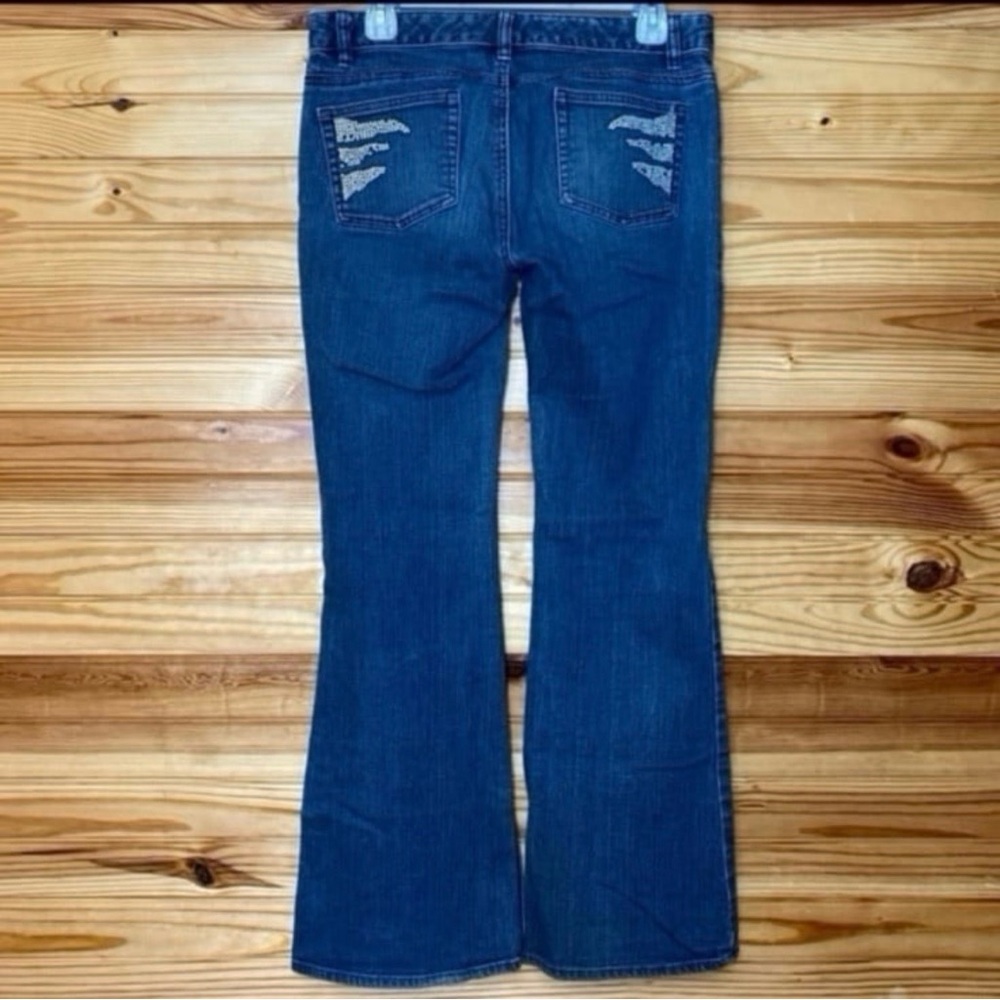 Michael Kors Womens 8 bootcut bling y2k jeans